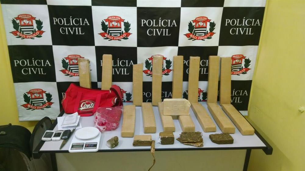 Quarteto é preso em Guarulhos com cerca de 19 kg de drogas