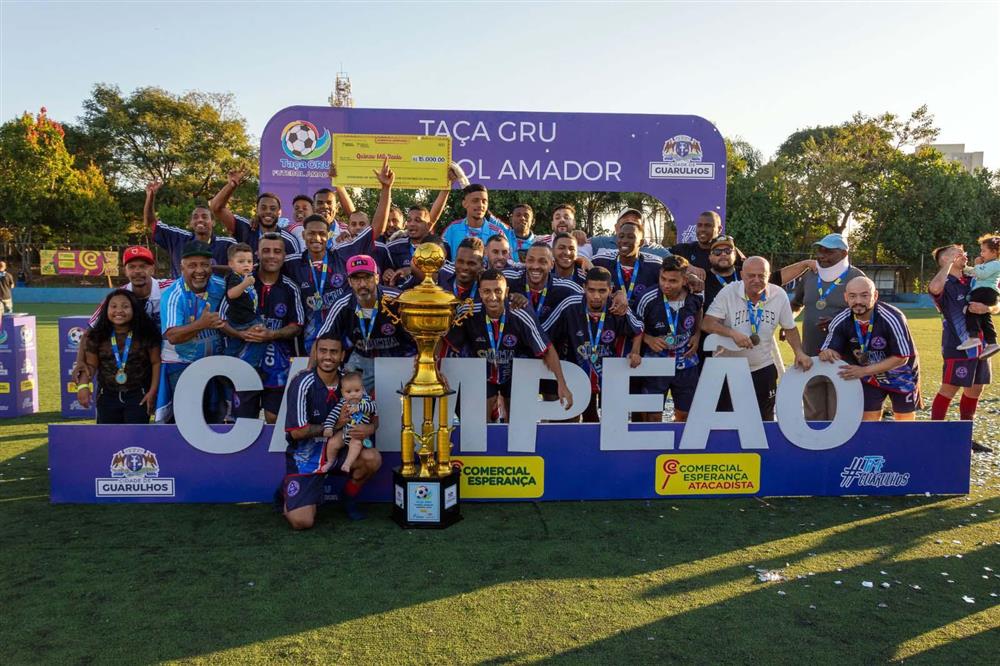 Guarulhos vence o Unidos da Mata e conquista a Taça GRU de Futebol Amador