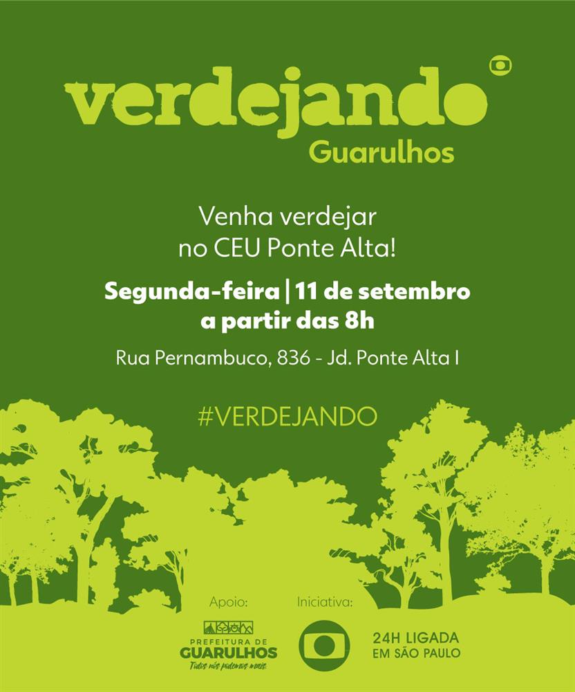 CEU Ponte Alta recebe Projeto Verdejando, da TV Globo