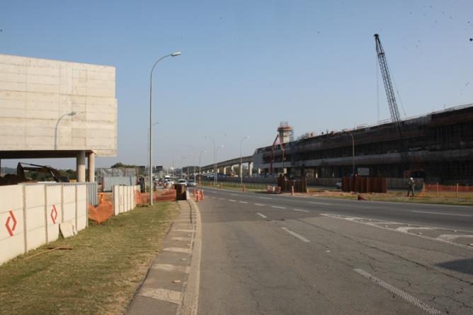 Obras da CPTM exigirão fechamento provisório do acesso ao Aeroporto Internacional de Guarulhos