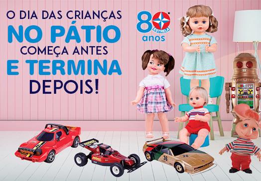 Shopping Pátio Guarulhos leva Brinquedos Estrela para encantar as crianças com diversão e tradição
