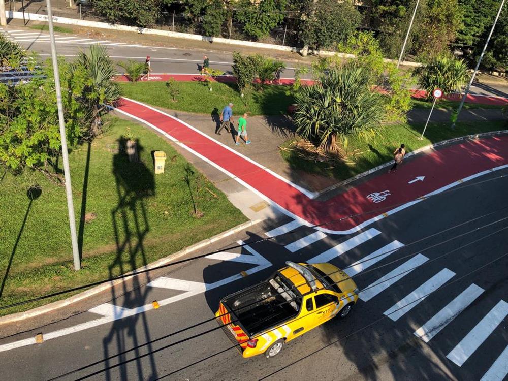 Prefeitura completa obras da ciclofaixa do Parque Cecap