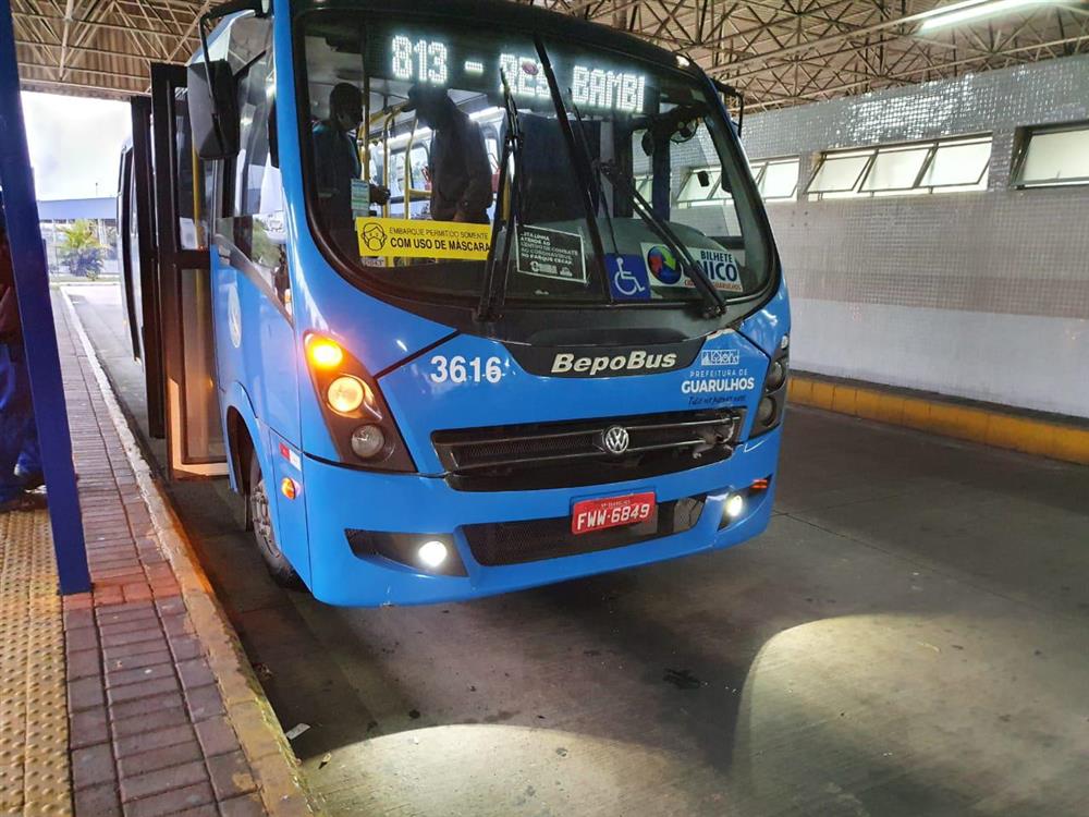 34% dos usuários de ônibus em Guarulhos trabalham em serviços essenciais